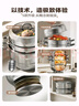 美廚（maxcook）316L不銹鋼蒸鍋三層36cm 大容量蒸煮湯鍋燃?xì)庠铍姶艩t通用MCZ074 曬單實(shí)拍圖