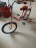 鳳凰（Phoenix）兒童自行車兒童3-6-10-12歲以上帶輔助輪兒童自行車鳳凰兒童單車 18寸公主粉丨輔助輪款+98裝+禮包 曬單實(shí)拍圖