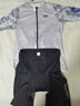 蘭帕達(dá)騎行服公路車男夏季騎行服短袖上衣騎行短褲套裝速干騎行衣風(fēng)尚 風(fēng)尚-淺灰藍(lán)短袖 XL （適合體重140-159斤） 曬單實(shí)拍圖