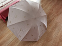 天堂 防紫外線晴雨傘三折 雨傘黑膠防曬太陽(yáng)傘遮陽(yáng)晴雨傘 山櫻粉 曬單實(shí)拍圖
