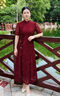 花花公子品牌喜婆婆結(jié)婚禮服粉色新中式奧黛旗袍中年媽媽連衣裙婚宴裝高端 粉色(X25072) M 曬單實(shí)拍圖