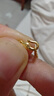 金至尊（3D-GOLD)黃金項鏈女Only巧克力圓糖小圓牌AB鏈足金套鏈生日禮物計價(jià) 金重5.19克(配珠寶禮盒) 曬單實(shí)拍圖