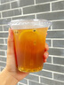雙槍（Suncha）一次性奶茶杯子咖啡飲料冰杯帶蓋加厚茶水果汁直飲杯400ml*20套  曬單實拍圖