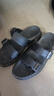 馬丁（DR.MARTENS）Dr.Martens馬丁Myles男女夏季時(shí)尚休閑舒適百搭黑色外穿拖鞋涼鞋 黑色 38 曬單實(shí)拍圖
