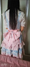 閃動少女（SHANDONGSHAONV）Lolita洋裝可愛jsk吊帶洛麗塔連衣裙夏天 藍(lán)粉色jsk吊帶裙+背后蝴蝶結(jié) S (90斤以下) 曬單實拍圖