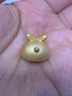 周大福藏金家系列 兔形包子足金黃金擺件(工費(fèi):420計(jì)價(jià))EOF1055 足金 約10.43g 曬單實(shí)拍圖