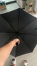 小魔長柄雨傘超大號加固抗風男士高端商務雨傘黑色可定制 曬單實拍圖