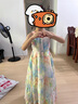 安奈兒（Annil）童裝女童無袖連衣裙2025夏新款仙女風(fēng)裙子甜美多彩背心裙 紫調(diào)花 160 曬單實(shí)拍圖