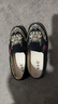 布舍元（BUSHEYUAN）中國風(fēng)刺繡牛筋底青年國潮鞋一腳蹬休閑開(kāi)車(chē)單鞋老北京布鞋男刺繡 311-9020黑色 42 曬單實(shí)拍圖