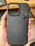 奧魯姆AULUMU A15 適用蘋果iPhone15ProMax 簡約素皮磁吸手機殼 鋁合金散熱窗 專用MagSafe保護殼 黑色 曬單實拍圖