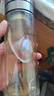 希諾抗菌玻璃杯雙層茶水分離杯子男士高檔泡茶杯水杯XN-7095K 320mL 曬單實(shí)拍圖