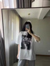 gxmy短袖t恤男學(xué)生休閑套裝夏季新款潮流寬松一整套帥氣搭配衣服男裝 杏色T恤+黃泥直筒褲 XL 115-130斤 曬單實(shí)拍圖