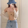 多情貓無(wú)肩帶防滑內衣女小胸聚攏防下垂2025新款無(wú)痕半杯前扣純欲文胸罩 粉底液膚單件 【顯大防滑1.8cm】 75B （建議34/75AB、90-105斤） 曬單實(shí)拍圖