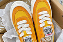 VISION STREET WEAR FLAT TOP經(jīng)典復古多色低幫翻毛皮帆布滑板鞋男女板鞋 亮橙色 43 曬單實(shí)拍圖