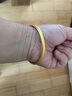 周大福 簡(jiǎn)約素圈黃金手鐲女(工費560)58mm 約15.25g EOF1419生日禮物 曬單實(shí)拍圖