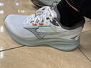 美津濃（MIZUNO）進(jìn)階厚底回彈緩震跑步鞋ASTRO PLUS II 05/香檳白/淡青藍(lán)   41 曬單實(shí)拍圖