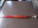 魔小宅結(jié)婚紅傘婚傘新娘傘紅色出嫁傘婚慶用中式婚禮陪嫁出門紅雨傘喜傘 【權(quán)杖手柄】鸞鳳和鳴新娘傘 曬單實拍圖