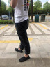 回力男鞋帆布鞋男夏季新款黑色老北京男士休閑鞋軟底一腳蹬懶人布鞋子 全黑 41 曬單實拍圖