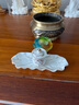 圓通佛具陶瓷圣水杯浮雕蓮花描金供水杯連座大悲水杯佛堂供具 曬單實拍圖