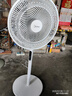 美的（Midea）【颶風節(jié)能】七葉柔風立式電風扇/家用輕音落地扇/臺式小型風扇/大風力遙控定時搖頭風扇 SAH35BSJ 曬單實拍圖