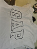蓋璞男女裝2025春季新款棉質(zhì)印花logo短袖T恤寬松休閑上衣725617 曬單實(shí)拍圖