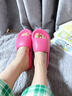 ECAC踩屎感拖鞋女款2026新款夏季家居室內外穿防滑防臭厚底涼拖鞋女男 玫紅色【主圖款】 不臭不響 36-37 【適合35/36腳穿】 曬單實(shí)拍圖