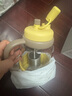 北鼎（Buydeem）泡茶噸噸杯 茶水分離水杯耐高溫玻璃杯便攜吸管茶杯禮物 泡茶噸噸杯 | 小鵝黃800ml 曬單實(shí)拍圖