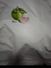 獨束大碼女裝【果味夏天】水果印花貼鉆T恤2025夏裝新款雙色百搭T 青蘋(píng)果綠 M （尺碼：1） 曬單實(shí)拍圖