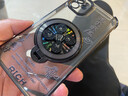 風(fēng)生水起旋轉(zhuǎn)支架適用蘋果iPhone16promax手機(jī)殼透明硅膠電鍍防摔 四角防摔殼-黑色-風(fēng)生水起+支架 iPhone 16 Pro Max 曬單實(shí)拍圖