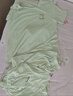 久歲伴少女睡衣女士莫代爾家居服夏季薄款涼感青少年媽媽親子裝三件套裝 淺奶綠-3件套 160 /M 曬單實拍圖