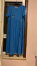 皮爾卡丹（pierre cardin）民族風(fēng)文藝女裝棉麻連衣裙2025夏季新款寬松收腰顯瘦氣質(zhì)旅行長裙 湖藍(lán)色 2XL 曬單實(shí)拍圖