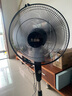 志高（CHIGO）電風(fēng)扇落地扇家用臺式夏天小宿舍遙控立式搖頭工業(yè)大風(fēng)力電扇 16英寸機(jī)械五葉三檔無定時1.7米線 曬單實(shí)拍圖