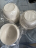 稻殼一次性餐具食品級可降解耐高溫商用家用酒席環(huán)保戶外出游 加厚稻殼碗【白色】 320ML【50個】 曬單實拍圖