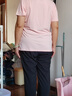特步（XTEP）冰絲運動套裝女夏季新款短袖長褲速干寬松大碼薄款體測健身跑步服 仲夏粉/【短袖+長褲】 2XL/180 曬單實拍圖