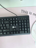 聯(lián)想（lenovo）鍵盤鼠標(biāo)套裝 有線靜音輕薄膜鍵鼠筆記本電腦外接臺(tái)式電腦通用辦公USB接口 聯(lián)想單鍵盤 曬單實(shí)拍圖