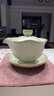 周澤堂 景德鎮(zhèn)汝窯高端功夫茶具 陶瓷泡茶杯茶壺蓋碗禮盒整套裝高檔送禮 知行旅行茶組 (一壺送兩杯） 曬單實(shí)拍圖