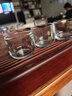 水晶扳指主人杯家用小眾泡茶杯品茶待客二兩酒杯加厚玻璃杯水杯子 來財1只+舍得1只100ml2只 曬單實拍圖