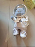 莉娜熊（TeddyTales）宇航員情侶小熊玩偶毛絨玩具泰迪手作熊公仔結婚壓床娃娃 宇航員新娘+新郎 中號約30cm 曬單實(shí)拍圖