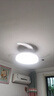 惠普普瑞護(hù)眼LED隱形扇葉餐廳遙控調(diào)光一體吊扇風(fēng)扇燈中山燈具包安裝 曬單實(shí)拍圖