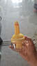 拜杰油刷瓶玻璃油瓶一體食品級硅膠家用耐高溫烘焙燒烤刷子儲油抹油瓶 鎖扣密封黃色小鴨 195ml 曬單實(shí)拍圖