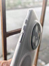 POZZO適用于蘋(píng)果15pro手機殼iphone15pro保護套magsafe磁吸磨砂超薄防摔防指紋瓦楞光柵磁吸行李箱 透白 曬單實(shí)拍圖