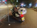 啟巡摩托車后視鏡小牛電動車復(fù)古車把鏡踏板改裝手把鏡廣角反光鏡 【圓形黑色白玻璃】 曬單實(shí)拍圖
