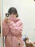 Teenie Weenie小熊女裝冬季仿羊羔絨連帽開衫保暖衛(wèi)外套衣女時髦 粉色 S (160) 曬單實拍圖