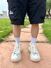莎萊茜（SALAXI）2025秋冬新品時(shí)尚老爹鞋網(wǎng)面情侶運動(dòng)休閑鞋厚底增高鞋男女士同款 白色 42 【男款】 曬單實(shí)拍圖