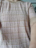 皮爾卡丹（pierre cardin）桑蠶絲織針衫短袖t恤女裝薄款大碼圓領(lǐng)夏季新款鏤空寬松短袖上衣 駝色 3XL  建議140-150斤 曬單實(shí)拍圖
