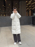 波司登（BOSIDENG）于適同款25新款羽絨服男女同款情侶長(cháng)款寬松舒適連帽面包服外套 沙石米|8F06 XL 175/96A 體重約140-155斤 曬單實(shí)拍圖