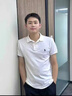 LAUREN BY RALPH LAUREN拉夫勞倫Ralph Lauren經(jīng)典小馬標(biāo)男士翻領(lǐng)純棉短袖polo衫運動男t 白色 M 建議125-145斤 曬單實拍圖
