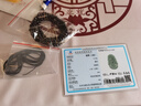 天然翡翠A貨十二生肖吊墜鼠?；⑼谬埳唏R羊猴雞狗豬玉墜男女項鏈 生肖蛇+證書(shū)+掛繩 曬單實(shí)拍圖
