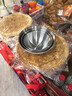 雙立人（ZWILLING）316不銹鋼盆食品級家用廚房沙拉碗拌菜盆打蛋烘焙料理盆揉發(fā)面盆 奶油白316不銹鋼三件套料理盆大 曬單實(shí)拍圖