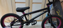 20寸BMX小輪車(chē)表演車(chē)特技動(dòng)作自行車(chē)極限單車(chē)120響花鼓鉻鉬鋼車(chē)架 啞光黑配紫 曬單實(shí)拍圖